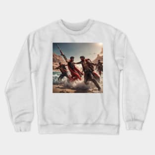 Yemeni Houthis Kicking American Ass In The Red Sea Crewneck Sweatshirt